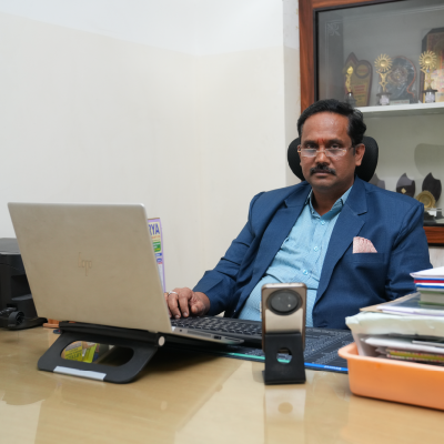P Ramesh Kumar Raju correspondent Vijetha college Hyderabad founder CEO academic management